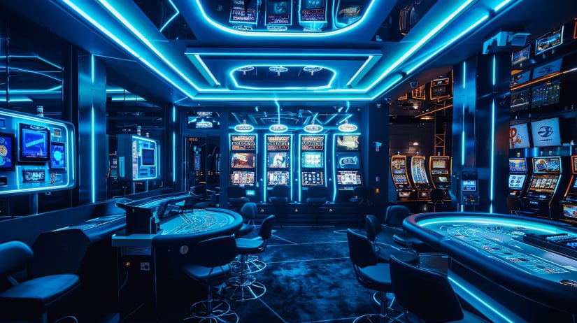 Mobile app interface showing live casino lobby